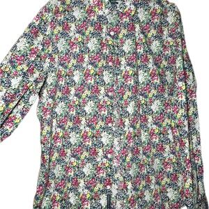 Perry Ellis Multicolor Floral Shirt